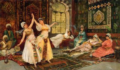 Arab or Arabic people and life. Orientalism oil paintings 608